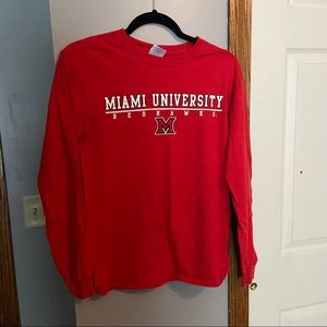Miami University long sleeve